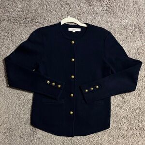 Loft Dark Blue jacket  with Gold Accents